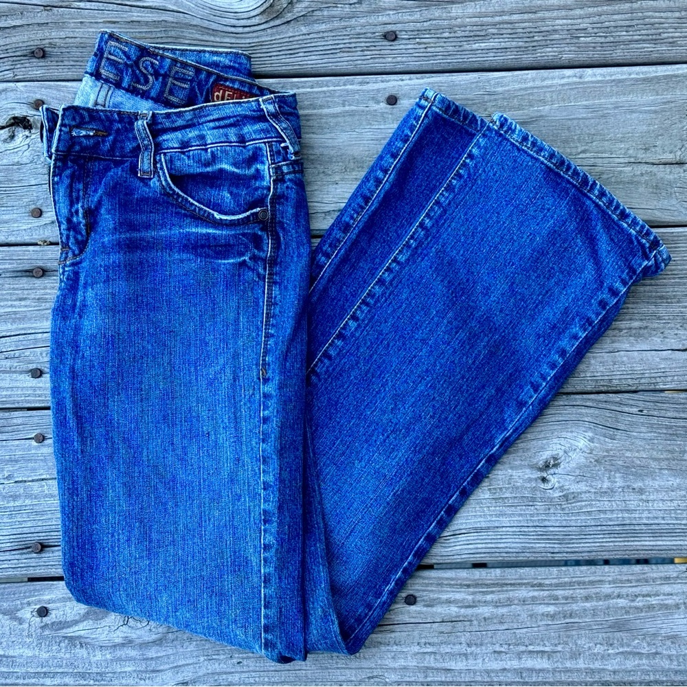 Delia’s Reese Size 5/6 Short Boot Cut Blue Jeans Delias
